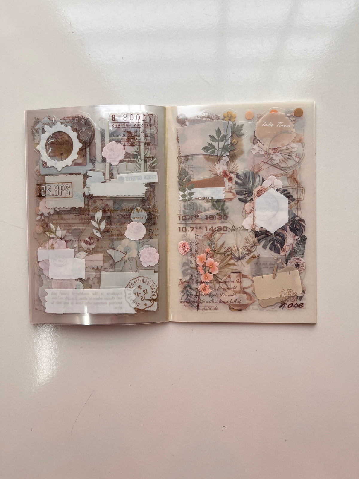 Amber Sunshine, Vintage Sticker Book
