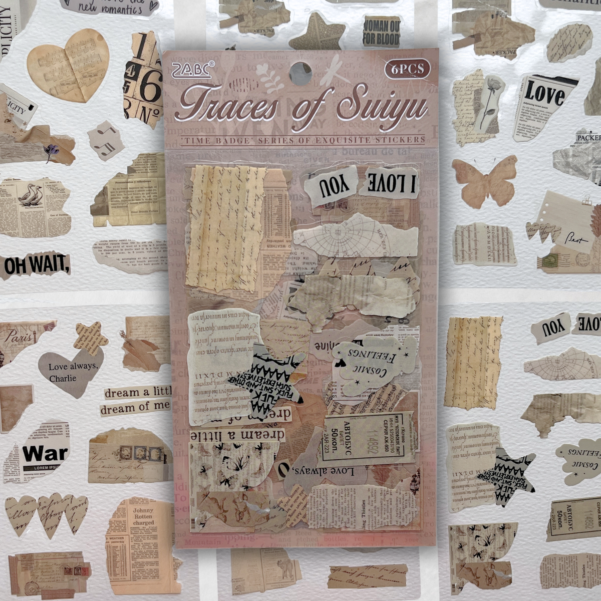 Vintage Newspaper | 6 Sheets 150*100mm